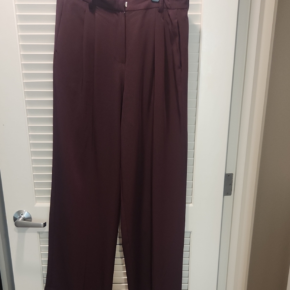 Calvin Klein Maroon Trousers